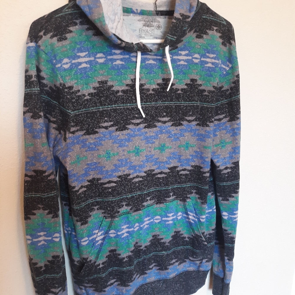 On the byas tribal/aztec hoodie